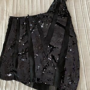 Juicy Couture One Shoulder Shirt